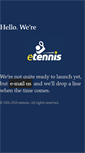 Mobile Screenshot of etennis.com